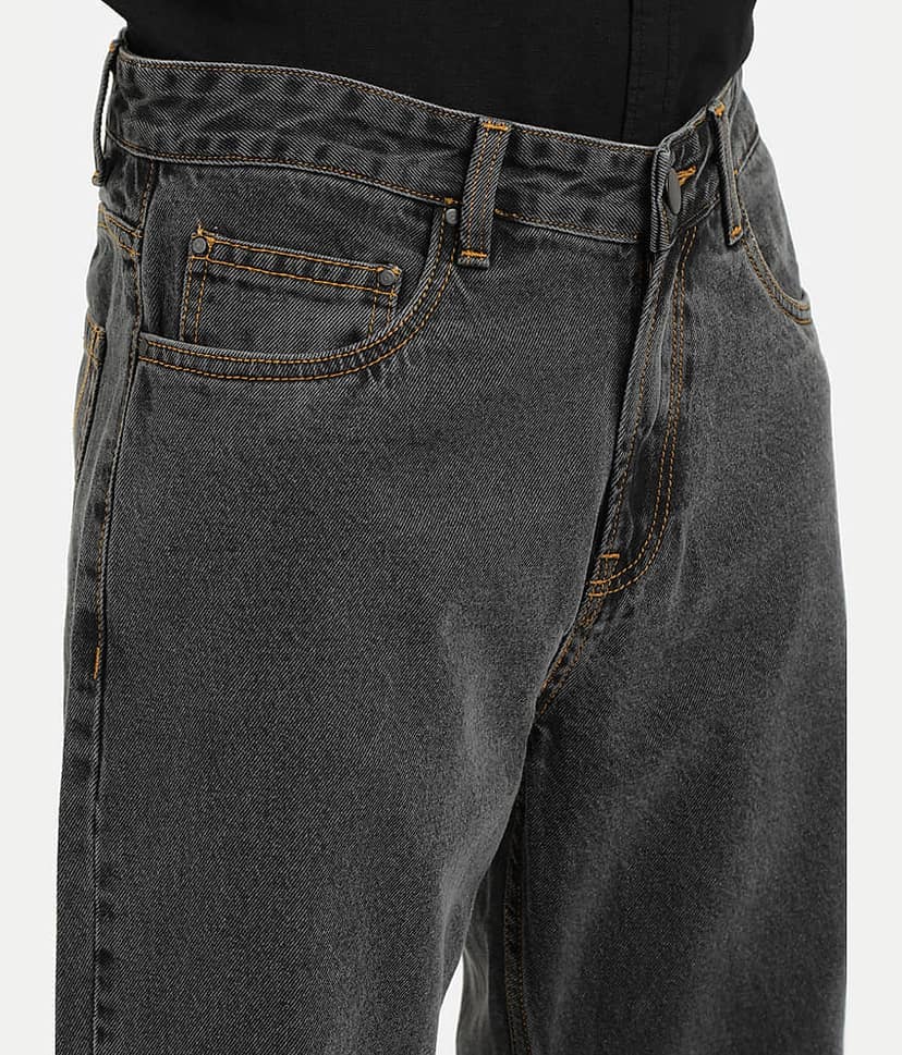 Bene Kleed Regular Fit Basic Men's Jeans - Charcoal ( Pack of 1 ) view 6