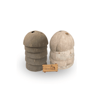 Coco Land Holed Coconut Shell Finished Raw Craft | Decorative Pots,Craft Making | Handicraft,Agricraft