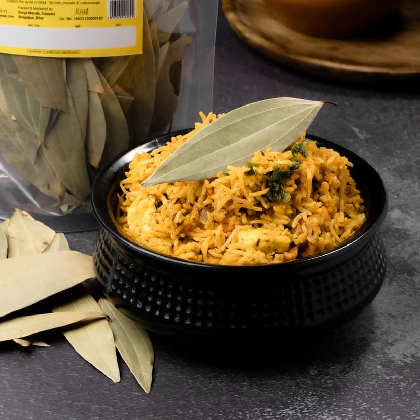 ODM Masala Bay Leaves (Tej Patta) - Whole Aromatic Leaves view 4