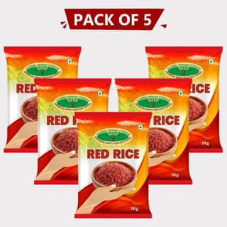 Red Rice (1 kg) pack of 5
