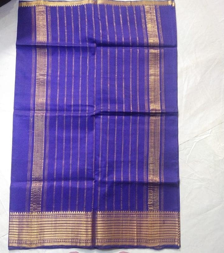 Women's Traditional Indian Silk Saree With Blouse Piece, Sari, Party Wear Saree (250 KADDI) view 3