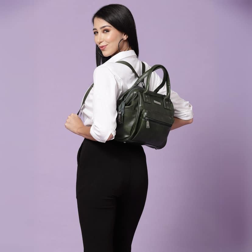 Women Handbag Pu Leather Crossbody Sling Bag Stylish Office Bag Lightweight Water Resistant Satchel Shoulder Bag With Detachable Strap view 7