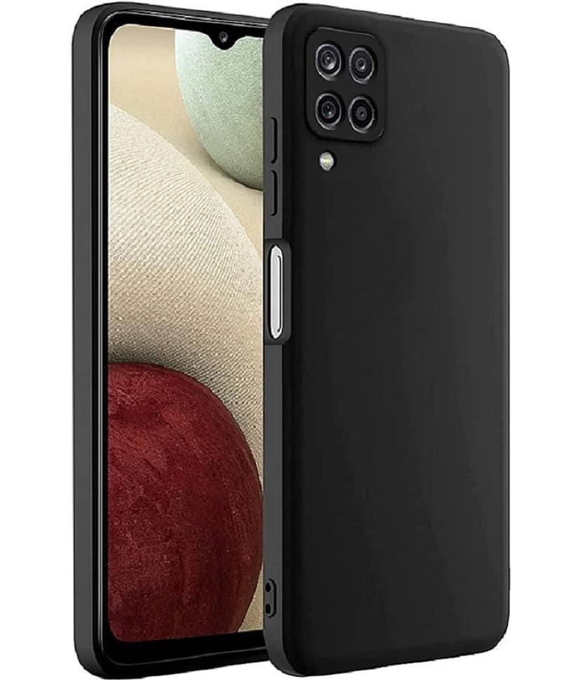 ZAMN - Plain Cases Compatible For Silicon Samsung Galaxy M12 ( Pack of 1 )