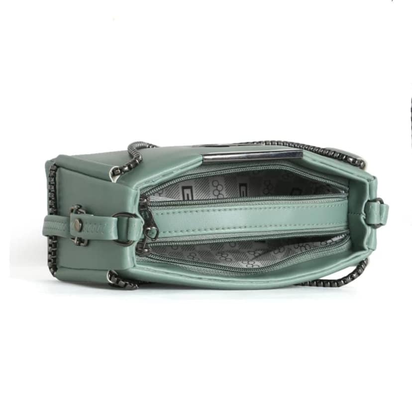 Luxury Chic Quilted Handbag – Elegant Chain Strap & Iconic Double Ring Accent view 4