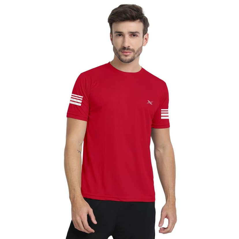 FTX Men Solid Round Neck Tshirt Pack Of 3 view 4