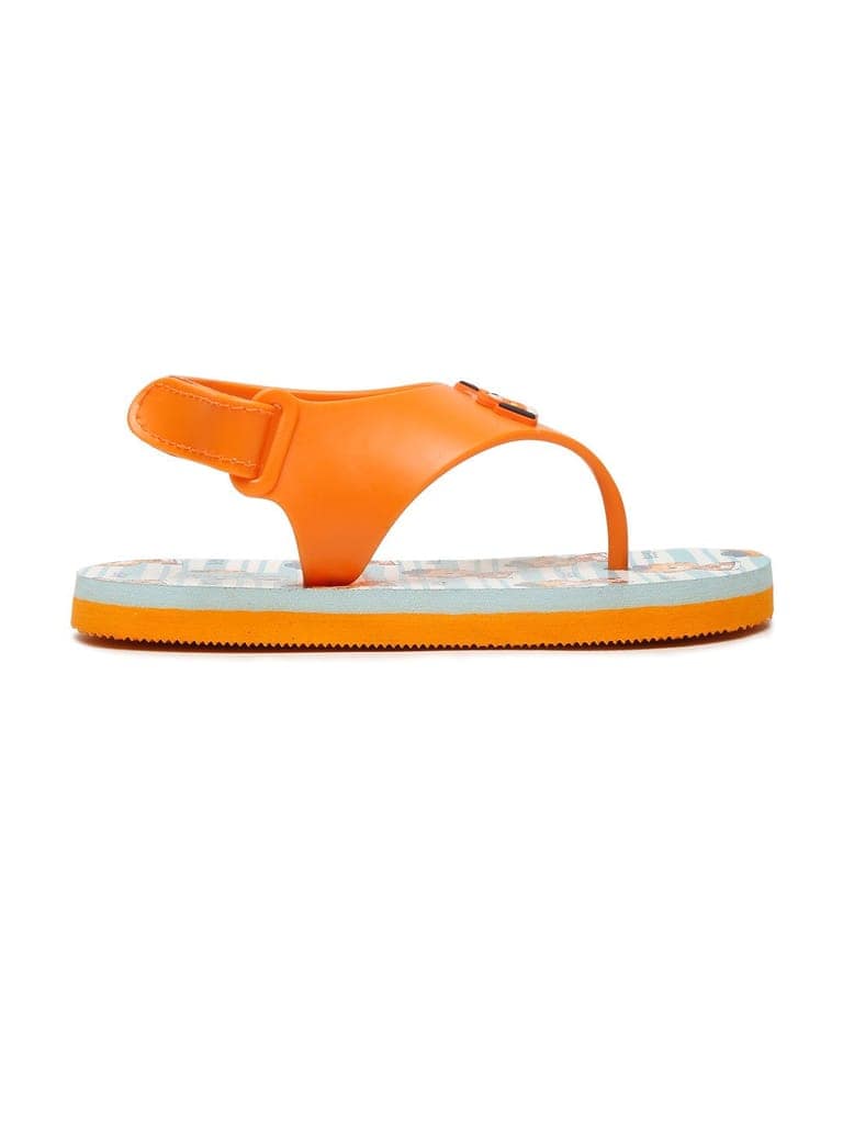 Premium Jeep Jellies Flip-flops for Kids - Orange (Unisex) view 4