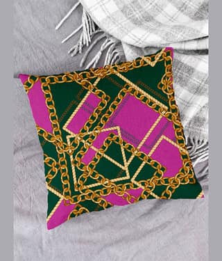 Houzzcode - Water Repellent Multi Polyester Pillow Covers 40x40x3 ( Pack of 1 )