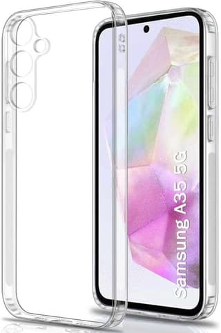 PLUGTECH TPU Ultra Hybrid Clear Camera Protection Back Cover Case for Samsung A35 5G