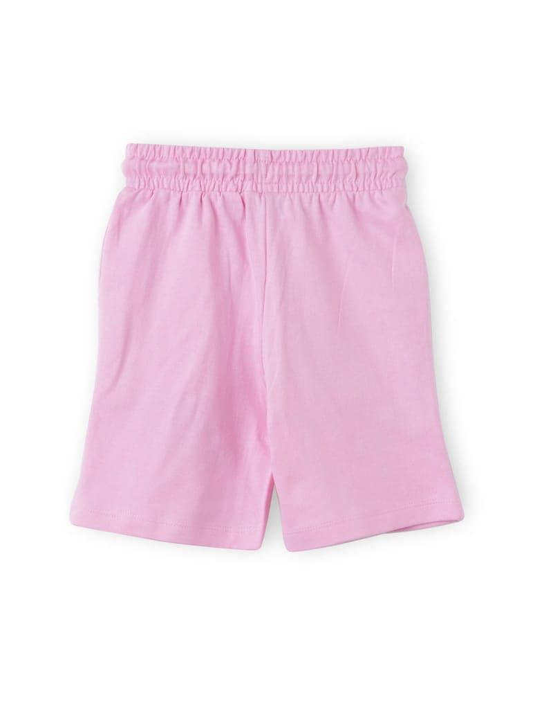 Girls Shorts Cotton French Terry Bon Bon Pink Baby Shark view 4