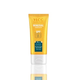VLCC Mineral Sunscreen SPF 50 PA+++ Ultra Lightweight Non-Comedogenic - 50 g