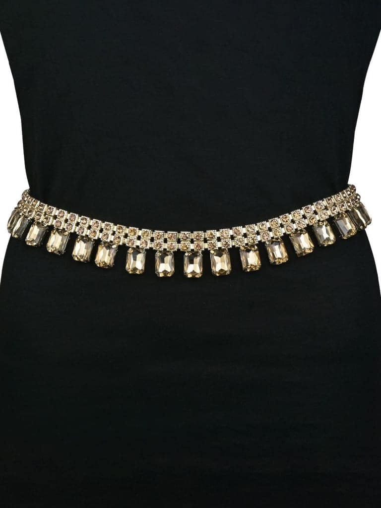 Dark gold stone belt view 4