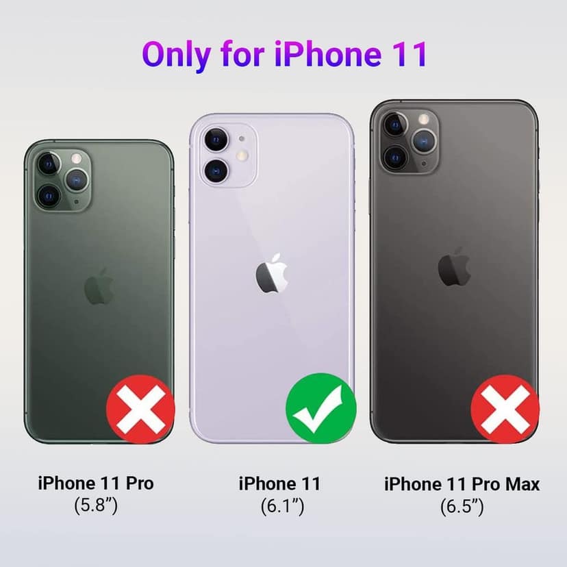 LIRAMARK Liquid Silicone Soft Back Cover Case for Apple iPhone 11 view 2