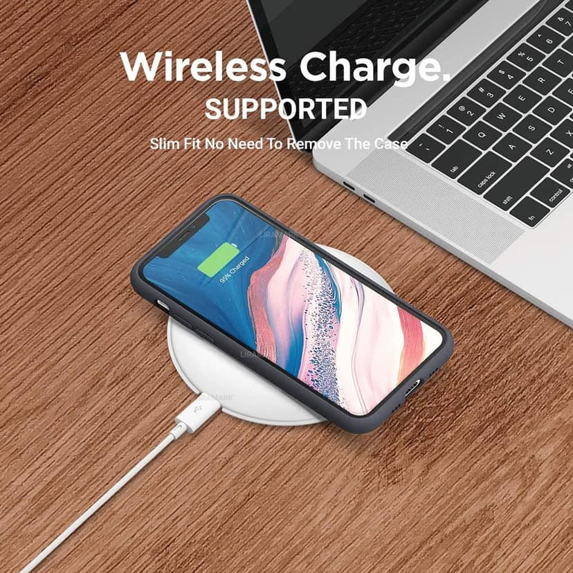 LIRAMARK Liquid Silicone Soft Back Cover Case for Apple iPhone 11 view 4