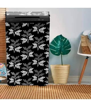 ENTICE Top Load Washing Machine Cover Compatiable For 8 kg - Black
