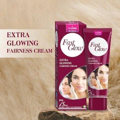 Vi-John Women Fast Glow Fairness Cream 50Gm (Pack of 12) view 3