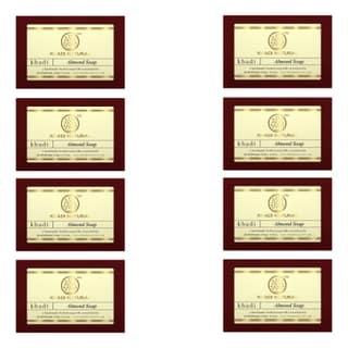Khadi Natural Almond Soap Combo Pack Of 8 – 125gm Each