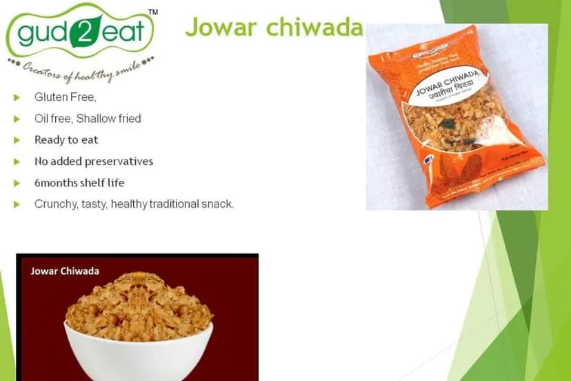 Gud2eat Jowar Chiwada | Gluten free | oil free | tasty and delicious | 150g view 3