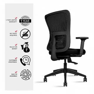 ROSE Milan Mesh Mid-Back Office Chair