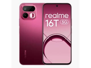 Realme 16T 5G Smartphone, 6GB RAM, 128GB Storage - Starlight Red