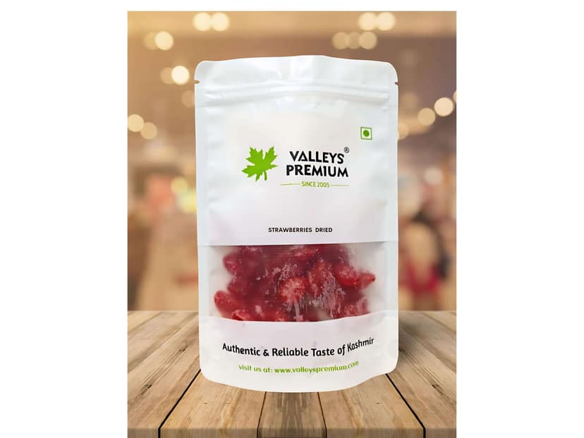 Valleys Premium Kashmiri Sun Dried Strawberries - 400 Gram view 3