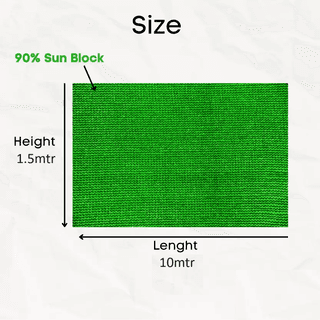 Greenery (5Ft'x30Ft')- Green Shade Net, 75% Sunlight Block For Gardening/Plants/Balcony Portable Green House (Green)
