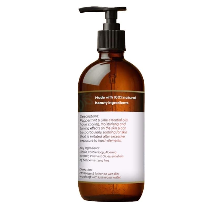 Daily Refresh Body Wash | Aloe | Peppermint | Lime | Cleanse | Hydrate | Energise view 3
