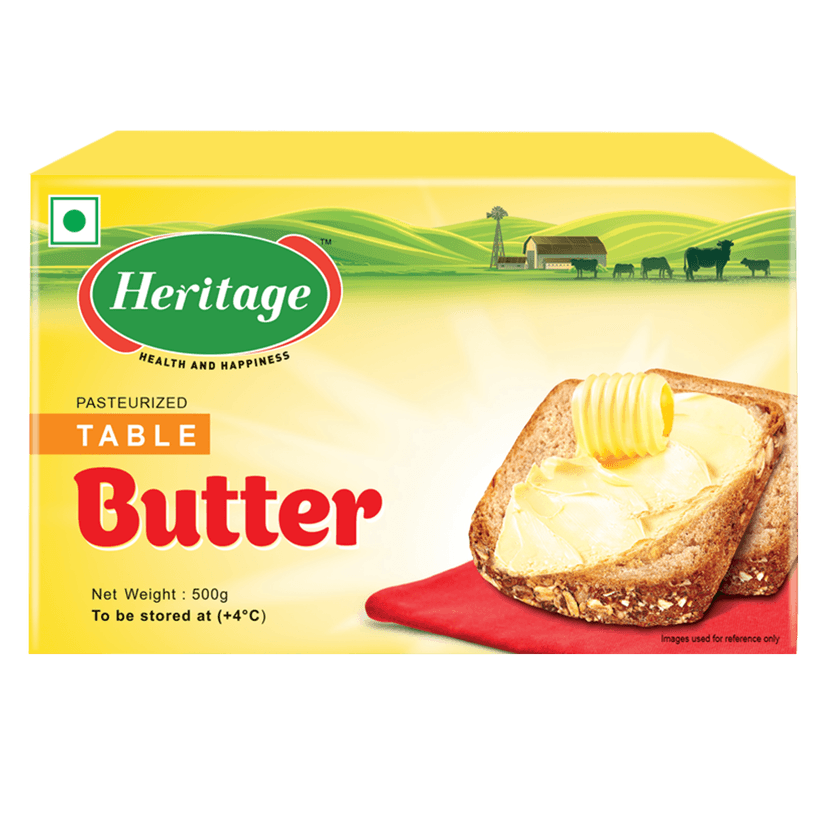 HERITAGE TABLE BUTTER 500GMS