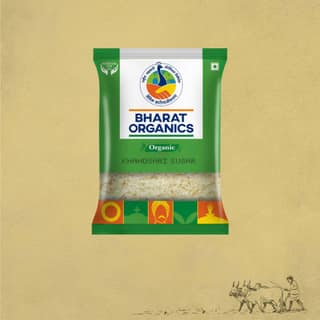Bharat Organics Khandsari Sugar - 500g