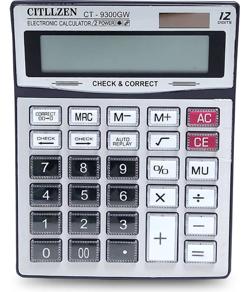citllzen - 12 Digits Basic Calculator