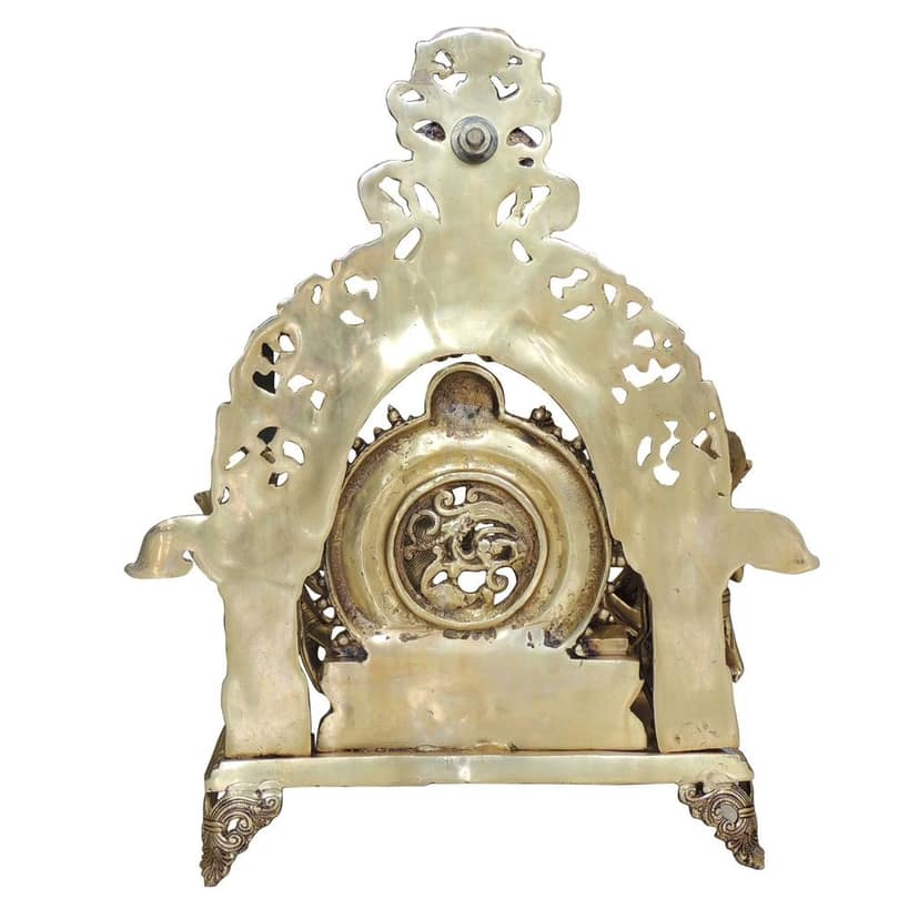 Brass Ram Darbar Idol | Religious Ram Parivar Statue for Home, Height : 22.5 Inch (BSMAS131 K) view 3