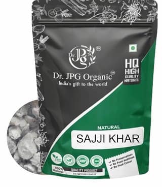 Dr. JPG Organic Herbals Sajji khar | Sajji khar papad | 200g | ISO & GMP Certified.