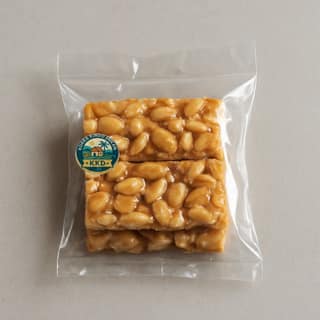KOrra Kindo Dukan's peanut chikki