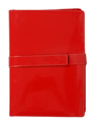 Sukeshcraft Dak File Folder with Belt Patent (Red)