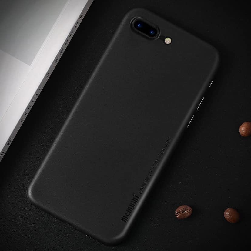 Memumi Slim Series Ultra Thin 0.3 mm Back Cover for Apple iPhone 8 Plus - Black (5.5") view 6