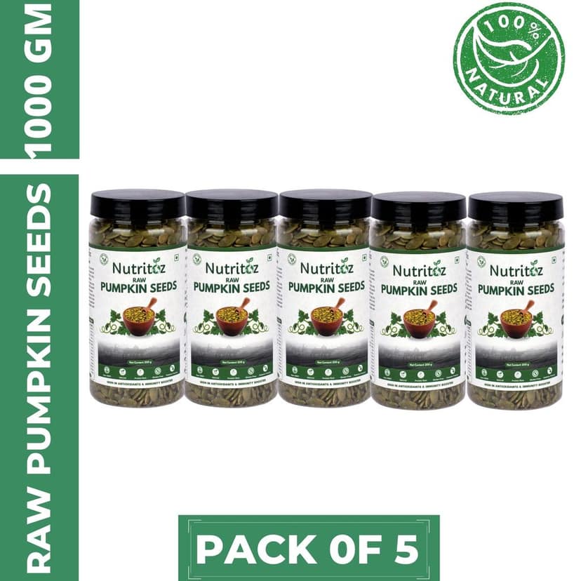 Nutritoz Raw Pumpkin Seeds for Eating, Loaded with Protein, Fiber and Zinc Rich Superfood for Boost Immunity view 7