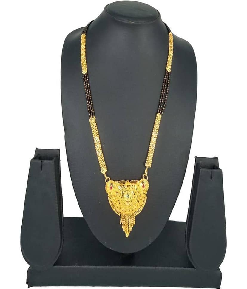 Shankhraj Mall Gold Plated Letest & Designer Mangalsutra For Women-100280 view 2
