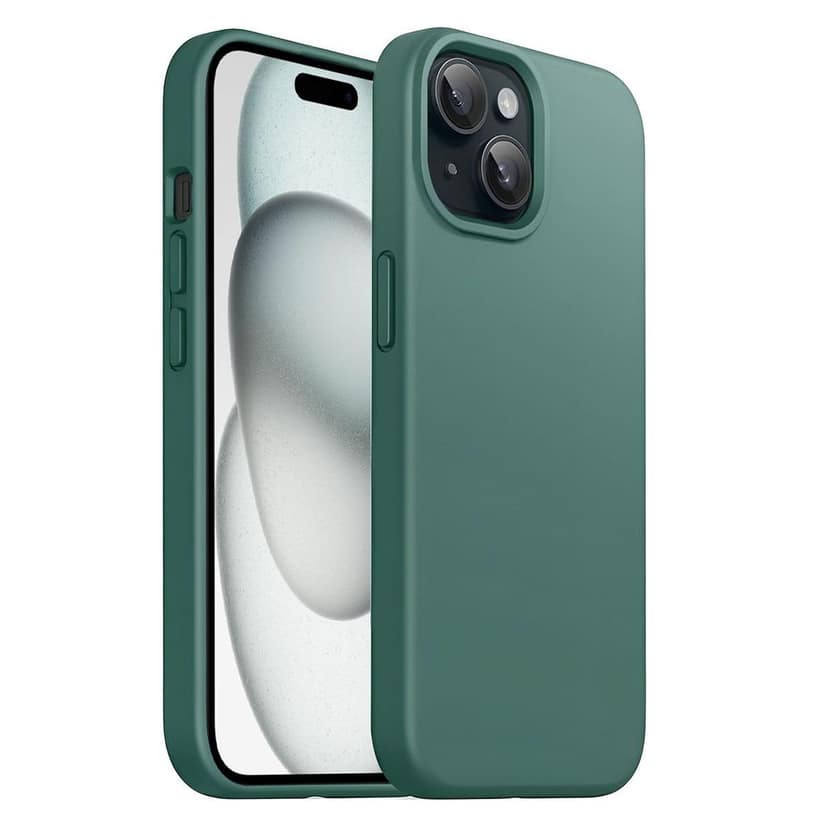 LIRAMARK Liquid Silicone Soft Back Cover Case for iPhone 15 Plus (6.7 inch)