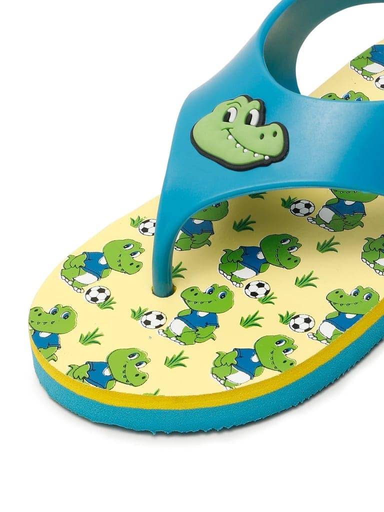 Premium Crocodile Jellies Flip-flops - Sky Blue (Unisex) view 2