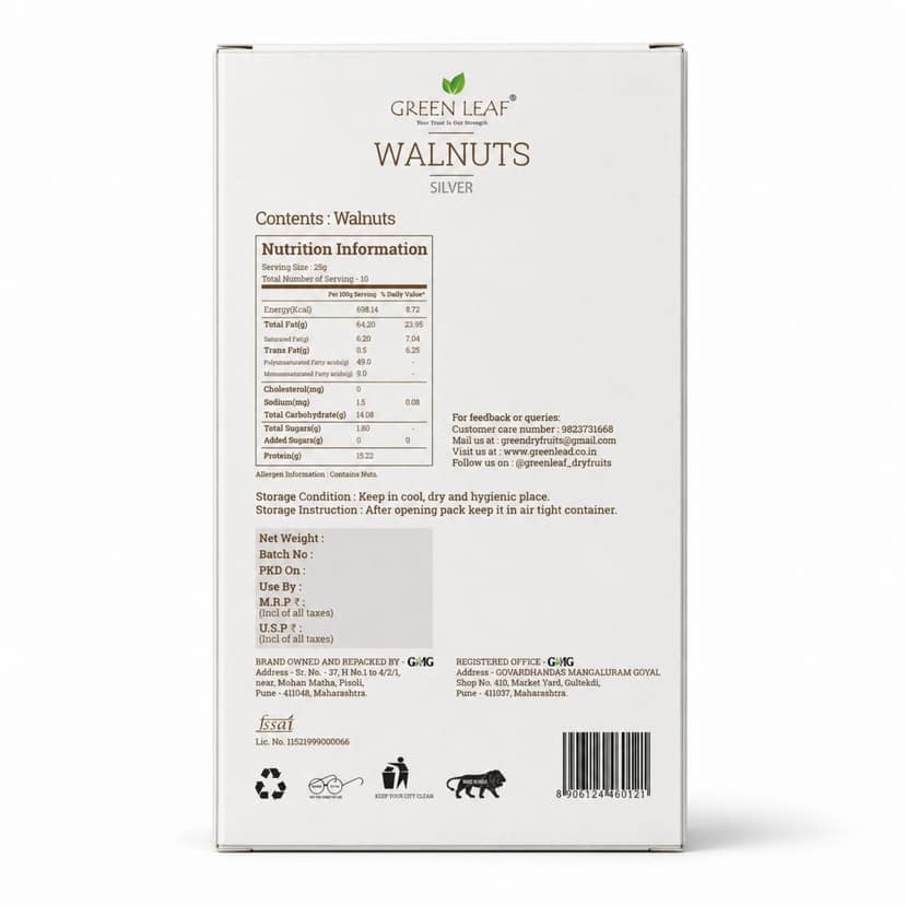 GreenLeaf Walnut Kernel Silver - 250g view 3
