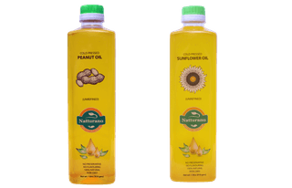 Ground nut oil 1l + Sunflower oil 1l