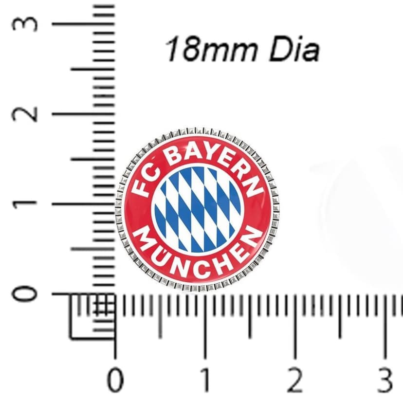 The Smart Buttons - Shirt Button Cover Cufflinks for Men - FC Bayern Munich Style view 6