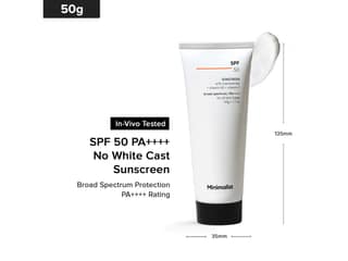 Minimalist SPF 50 PA++++ Sunscreen - 50 Gram