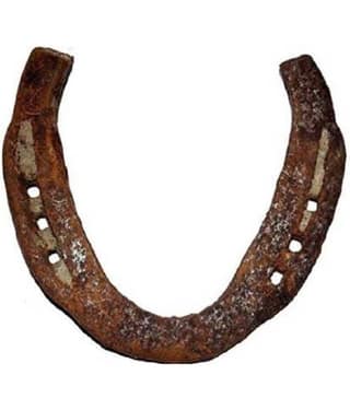 Astrodidi Original Black Horse Shoe Ghode Ki Naal Decorative Showpiece