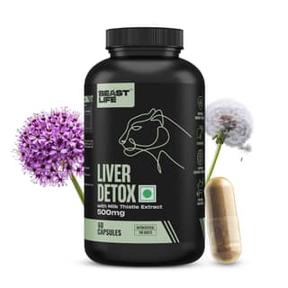 Liver Detox Supplement with Milk Thistle Extract 500 mg | 60 N