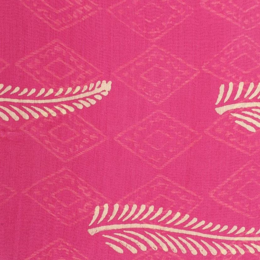 HANDLOOM CHANDERI 03 PCS DABU PRINTED SUIT (SKU - 1RDS01270221 Suit 71) view 3