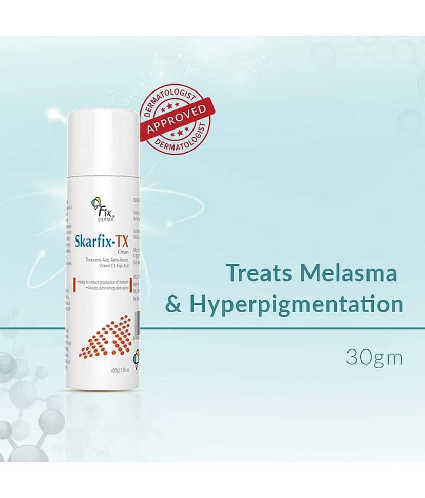 Fixderma SKARFIX,TX Face Cream, Pigmentation Removal Cream Reduces Dark Spots & Blemishes, 30g view 2