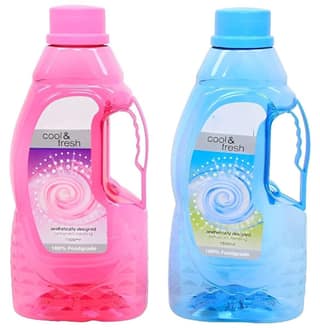 HYFIC Superplast Plastic Fontana PET Bottle 1.5 Litre, Set of 2, Pink and Blue
