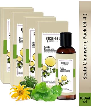 Richfeel Scalp Cleanser 100 Ml Pack of 4