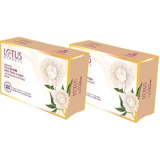 Lotus Herbals Radiant Partyglow White Peony Argan Oil Detanning Facial Kit Paraben Free 57G ( Pack Of 2 )