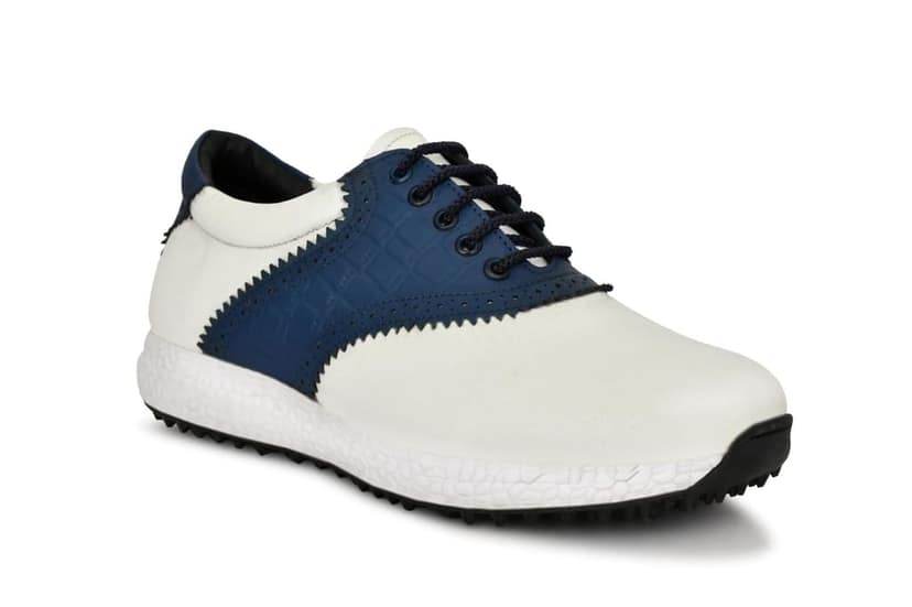 HITCARO Men Proffessional Leather Golf Shoes | Lace-Up | Phylon Sole |Waterproof | Comfortable | Breathable | Sports Shoes